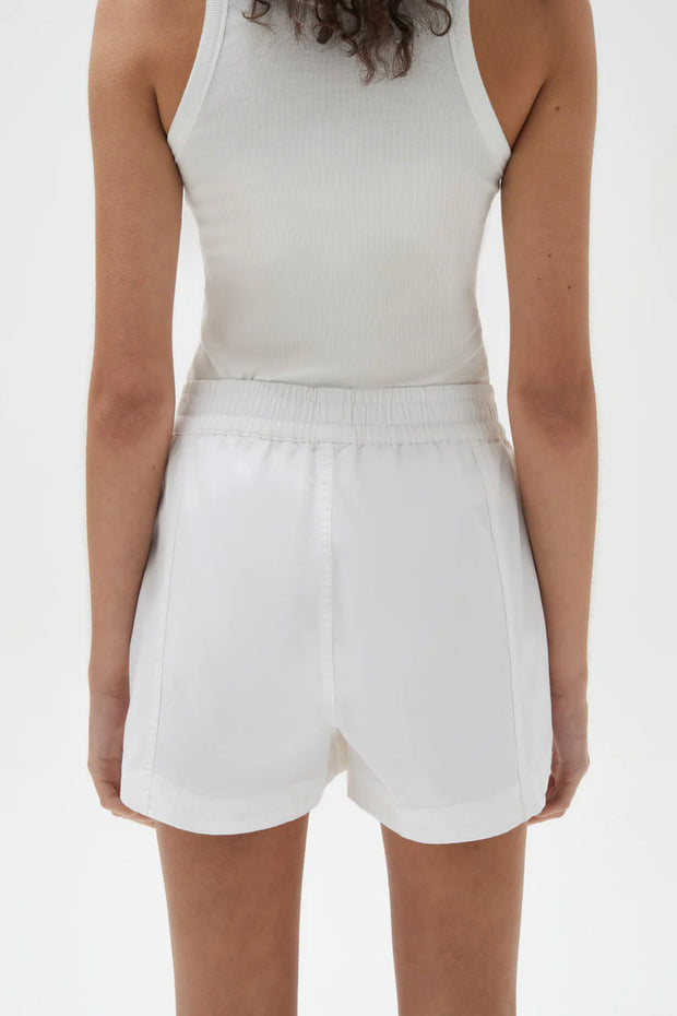 Maia Twill Shorts - White - Lulu & Daw - Assembly Label - shorts - Lulu & Daw - Australian Fashion Boutique