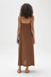 Tully Dress - Burnt Ochre - Lulu & Daw -  - assembly label, dress - Lulu & Daw - Australian Fashion Boutique