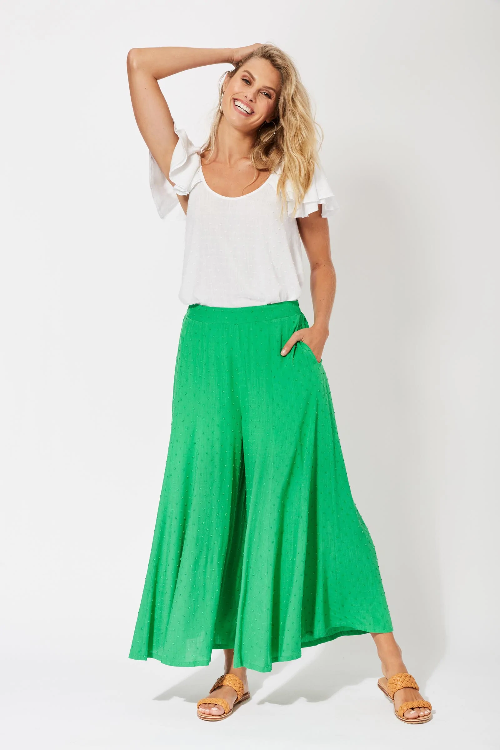 Zanzibar Crop Pant - Lulu & Daw - Haven -  - Lulu & Daw - Australian Fashion Boutique