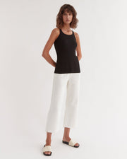 Aura Rib Singlet - Lulu & Daw -  - tops, under100 - Lulu & Daw - Australian Fashion Boutique