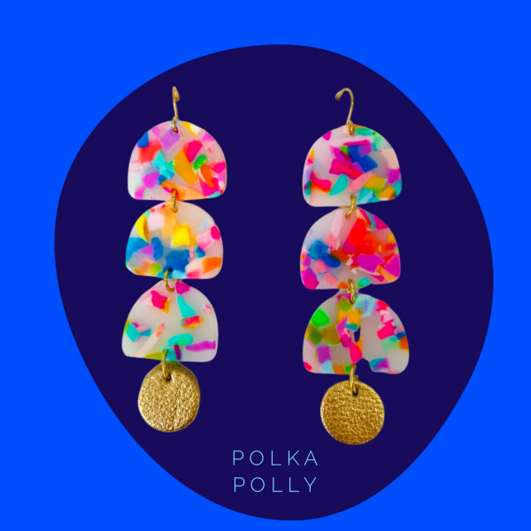 Rainbow Gold Stacks - Lulu & Daw - Polka Polly -  - Lulu & Daw - Australian Fashion Boutique