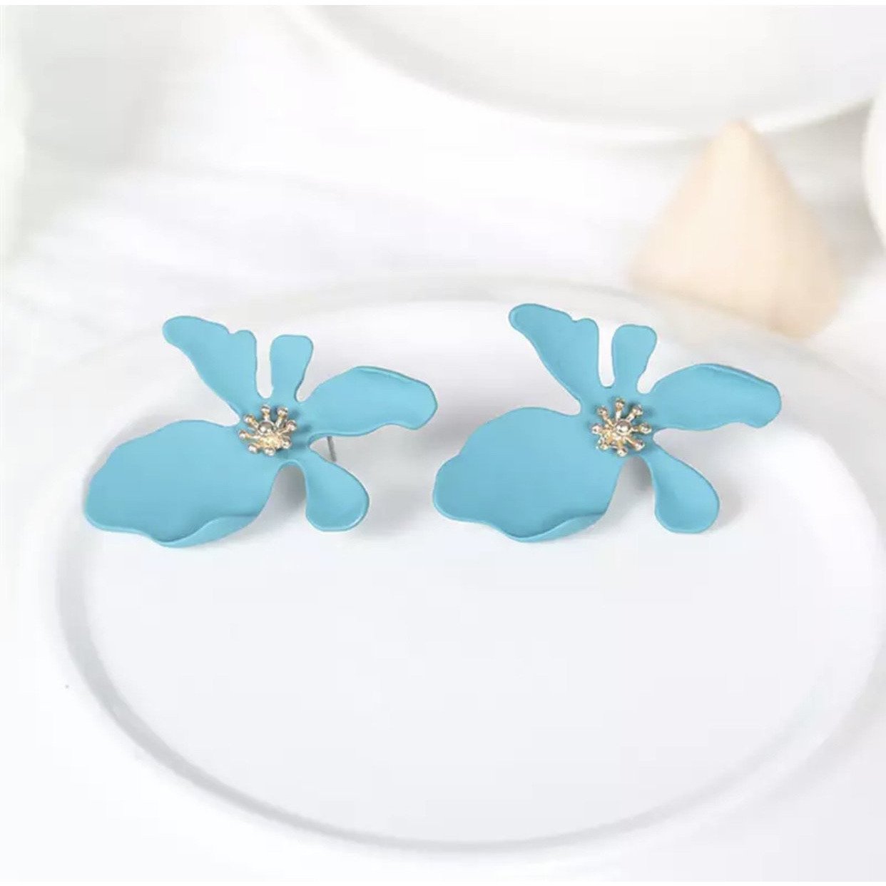 Alyssa Flower Earrings - Lulu & Daw - Little Bird Designs - earrings, jewellery, little bird designs - Lulu & Daw - Australian Fashion Boutique