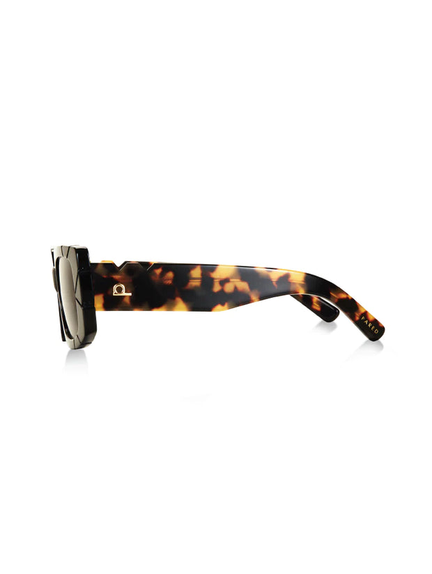 Straight & Narrow Black Solid Brown Lenses - Lulu & Daw - Pared Eyewear - Sunglasses - Lulu & Daw - Australian Fashion Boutique