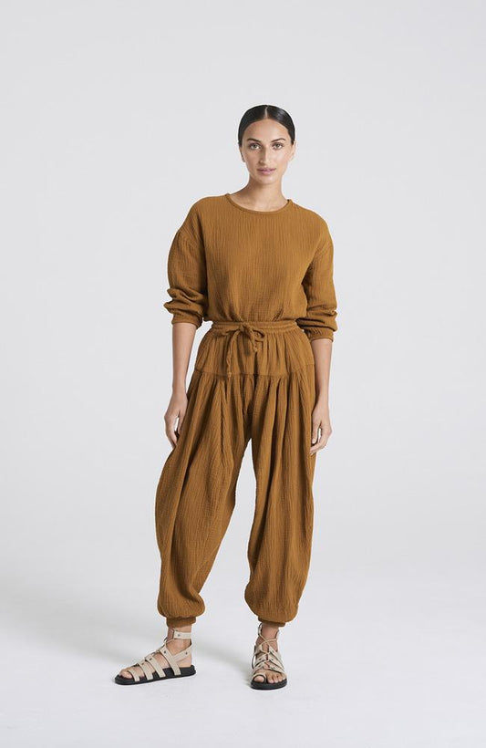 Bragg Pant Mustard - Lulu & Daw - Honour Apparel - cotton, pants - Lulu & Daw - Australian Fashion Boutique