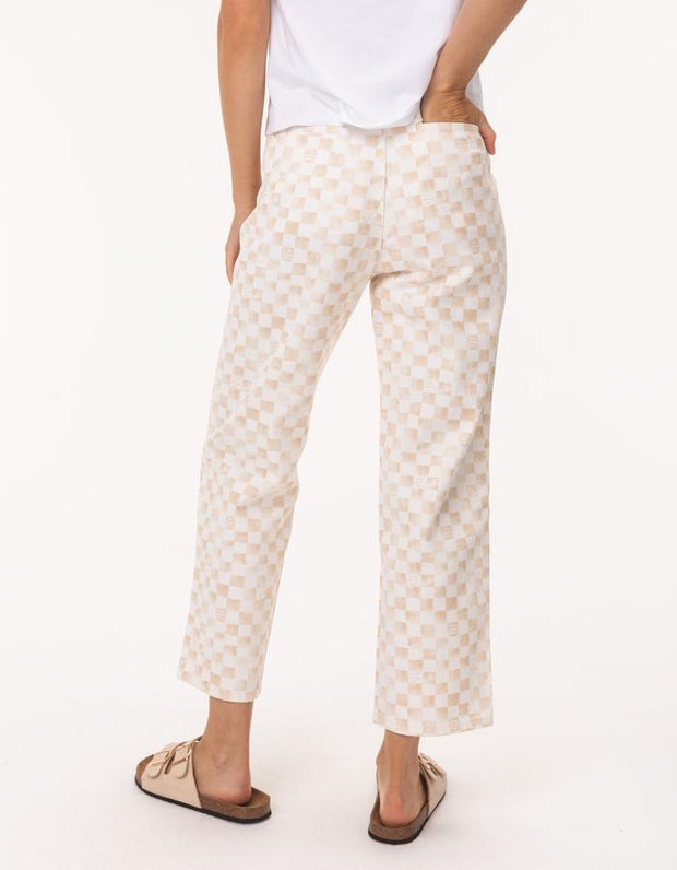 California Pant Sand Checker - Lulu & Daw - Cools Club - pants - Lulu & Daw - Australian Fashion Boutique