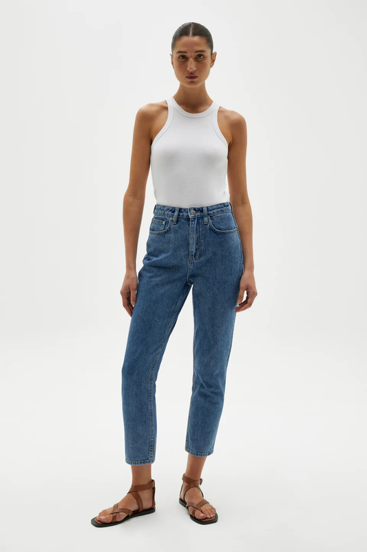 Ciel Organic Rib Tank - Lulu & Daw - Assembly Label - assembly label, top, tops - Lulu & Daw - Australian Fashion Boutique