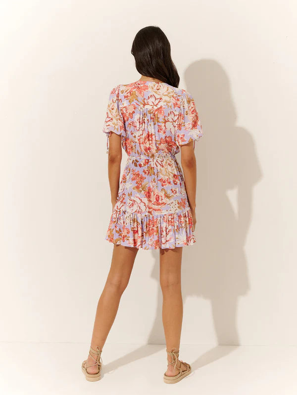 Daniella Tie Front Mini Dress - Lulu & Daw -  -  - Lulu & Daw - Australian Fashion Boutique