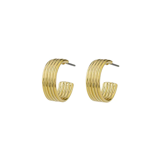 Rosie Hoops - Gold - Lulu & Daw - Jolie & Deen -  - Lulu & Daw - Australian Fashion Boutique