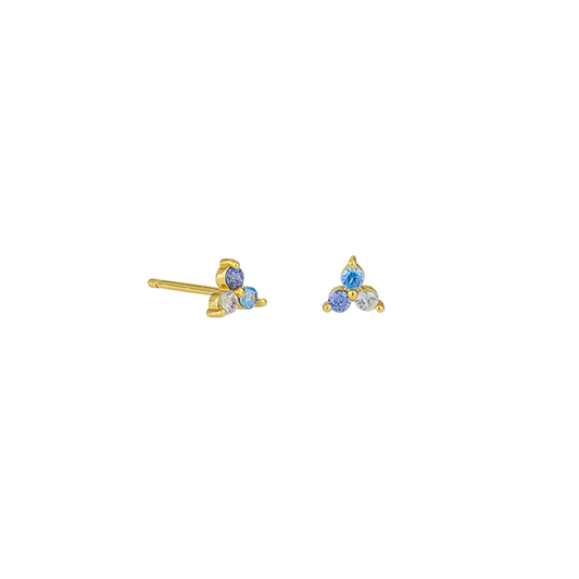 Janie Studs - Blue - Lulu & Daw - Jolie & Deen - jewellery, jolie & deen - Lulu & Daw - Australian Fashion Boutique