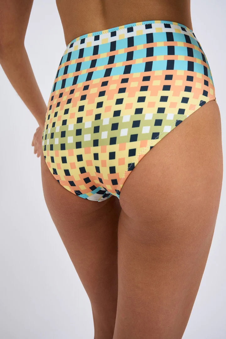 Eve Grid High Waist Bottom - Lulu & Daw - By Johnny -  - Lulu & Daw - Australian Fashion Boutique