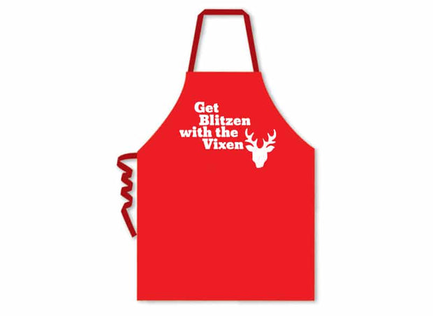 Christmas Screen Print Aprons – Get Blitzen - Lulu & Daw - Annabel Trends - under100 - Lulu & Daw - Australian Fashion Boutique