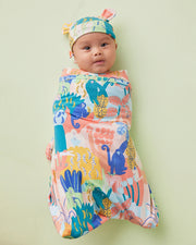 Bananarama Baby Wrap - Lulu & Daw - Halcyon Nights - childrens accessories, childrenswear - Lulu & Daw - Australian Fashion Boutique