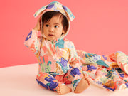 Bananarama Velour Zipsuit - Lulu & Daw - Halcyon Nights - childrenswear, halcyon nights - Lulu & Daw - Australian Fashion Boutique