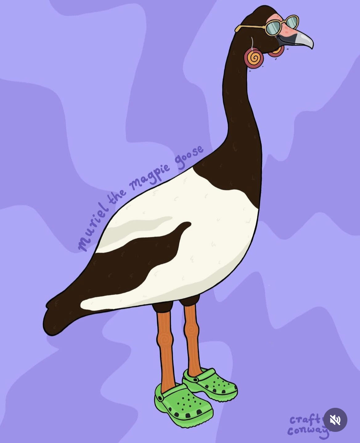 Muriel the Magpie Goose - Lulu & Daw - Crafty Conway - Crafty Conway - Lulu & Daw - Australian Fashion Boutique