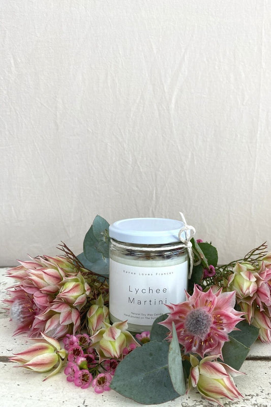 Lychee Martini Candle - Lulu & Daw - Renee Loves Frances - candles, home, renee loves frances - Lulu & Daw - Australian Fashion Boutique