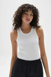 Miana Organic Rib Tank - Lulu & Daw -  -  - Lulu & Daw - Australian Fashion Boutique