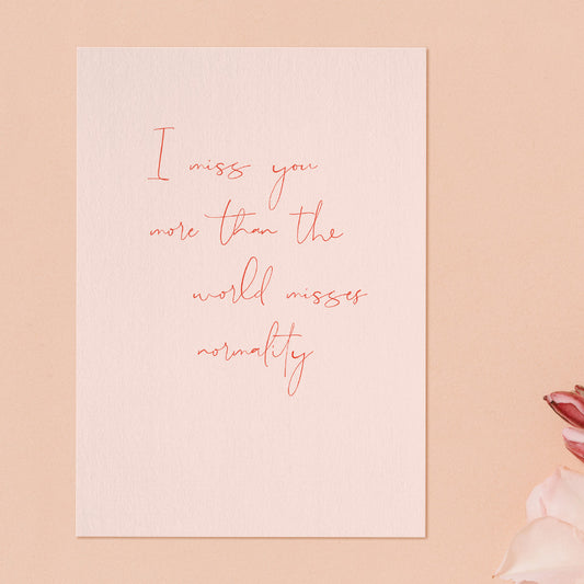 I Miss You Card - Lulu & Daw - Lulu & Daw - cards, gifts, lulu & daw - Lulu & Daw - Australian Fashion Boutique