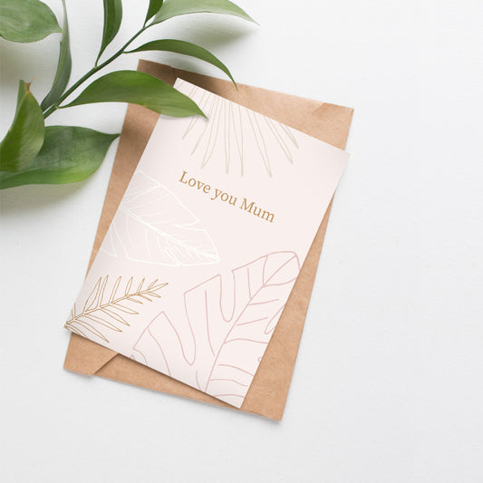 Love You Mum Card - Lulu & Daw - Lulu & Daw - cards, gifts, lulu & daw - Lulu & Daw - Australian Fashion Boutique