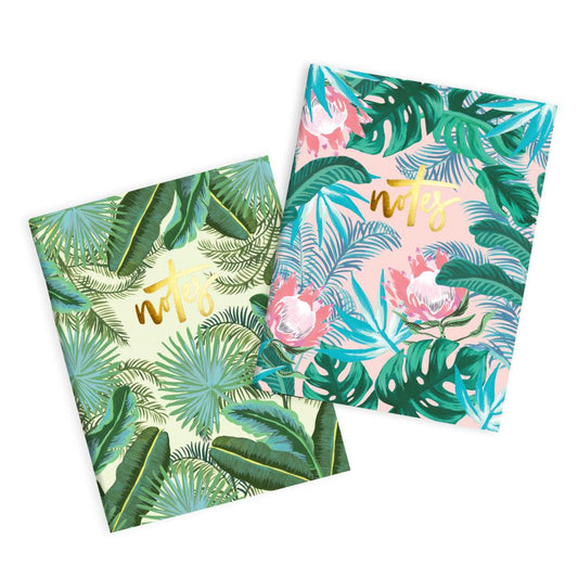 Protea Notebook (2 Pack) - Lulu & Daw - Fox & Fallow - fox & fallow, home - Lulu & Daw - Australian Fashion Boutique