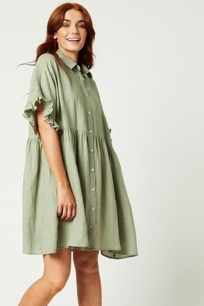 Nala Shirt Top/Dress - Lulu & Daw - Eb & Ive - 100% Linen, dress, tops - Lulu & Daw - Australian Fashion Boutique