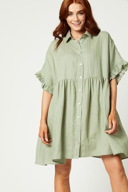 Nala Shirt Top/Dress - Lulu & Daw - Eb & Ive - 100% Linen, dress, tops - Lulu & Daw - Australian Fashion Boutique