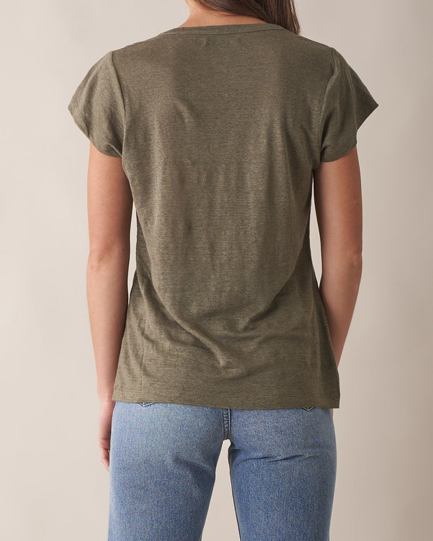 Newport Linen T-Shirt - Lulu & Daw - Amelius - 100% Linen, basics, under100 - Lulu & Daw - Australian Fashion Boutique