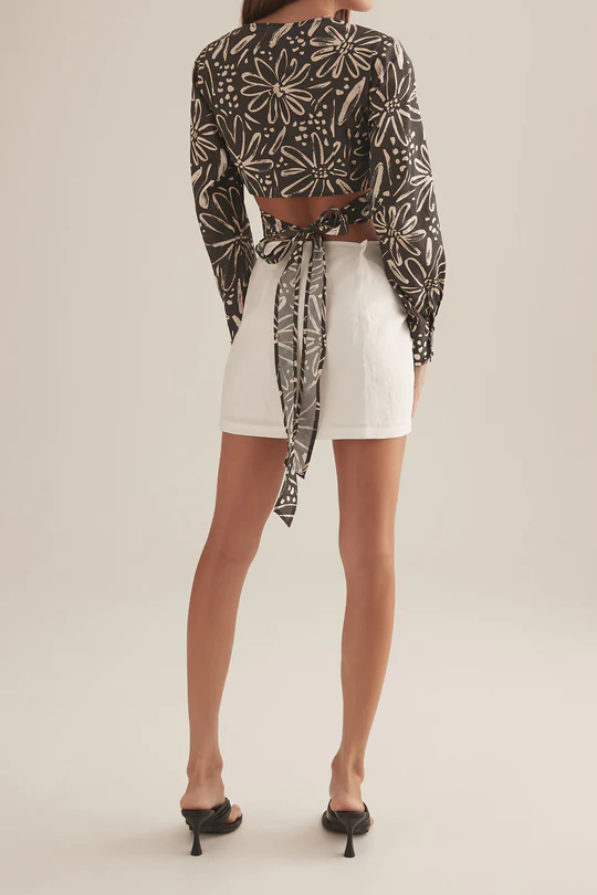 Vega Skirt - Ivory - Lulu & Daw -  -  - Lulu & Daw - Australian Fashion Boutique