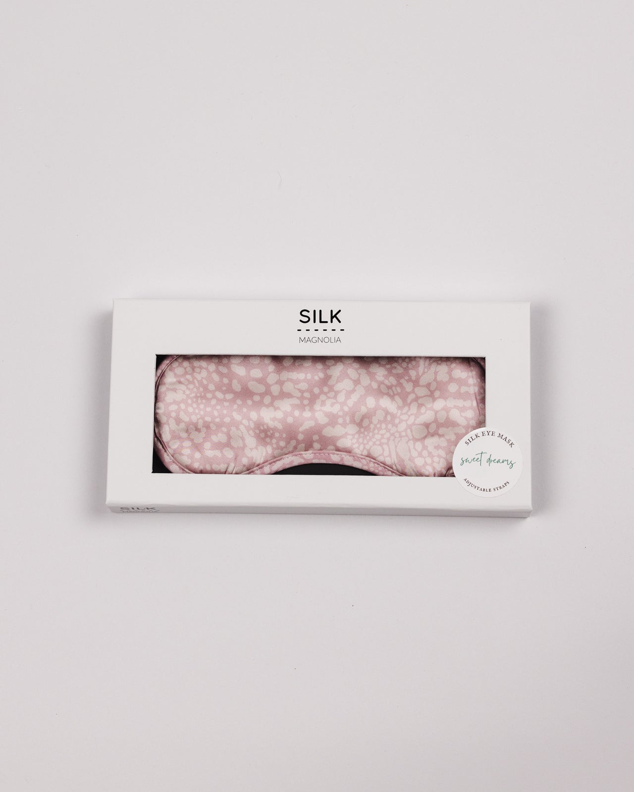 100% Silk Eye Mask - Lulu & Daw - Silk Magnolia - beauty, Silk - Lulu & Daw - Australian Fashion Boutique