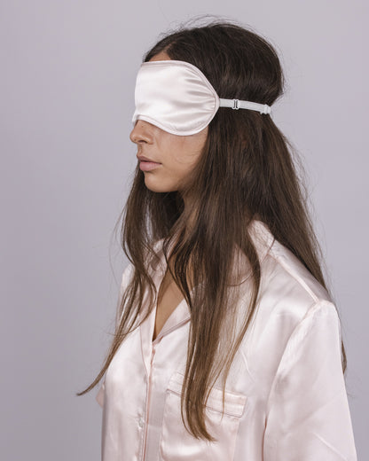 100% Silk Eye Mask - Lulu & Daw - Silk Magnolia - beauty, Silk - Lulu & Daw - Australian Fashion Boutique