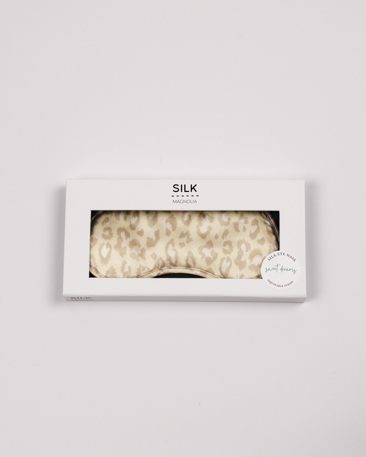 100% Silk Eye Mask - Lulu & Daw - Silk Magnolia - beauty, Silk - Lulu & Daw - Australian Fashion Boutique