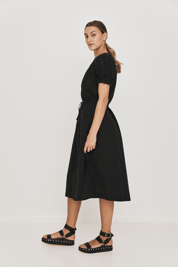 Mara Midi Dress - Black - Lulu & Daw -  - dress - Lulu & Daw - Australian Fashion Boutique