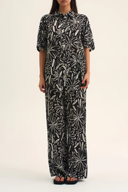 Shenae Shirt Black Botanic - Lulu & Daw - Ownley -  - Lulu & Daw - Australian Fashion Boutique