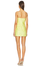 Thea Keyhole Mini Dress - Limoncello - Lulu & Daw - Shona Joy - dress - Lulu & Daw - Australian Fashion Boutique