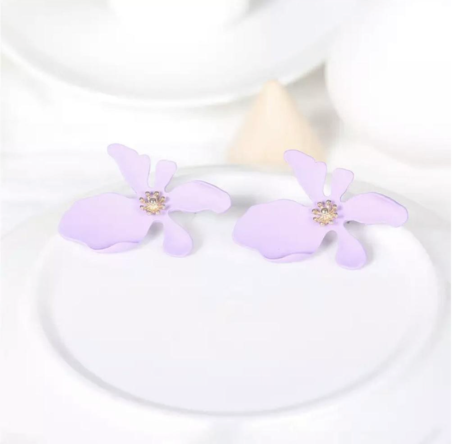 Alyssa Flower Earrings - Lulu & Daw - Little Bird Designs - earrings, jewellery, little bird designs - Lulu & Daw - Australian Fashion Boutique