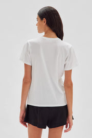 Slim Organic Tee White - Lulu & Daw - Assembly Label - assembly label, t-shirts, top, tops - Lulu & Daw - Australian Fashion Boutique