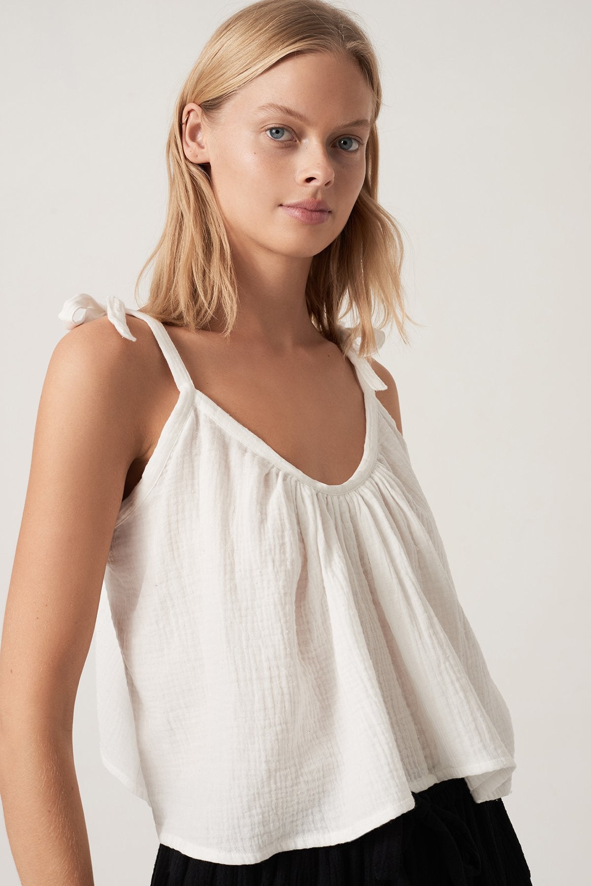 Tie Me Cami - Lulu & Daw - Honour Apparel - cotton, top, tops - Lulu & Daw - Australian Fashion Boutique