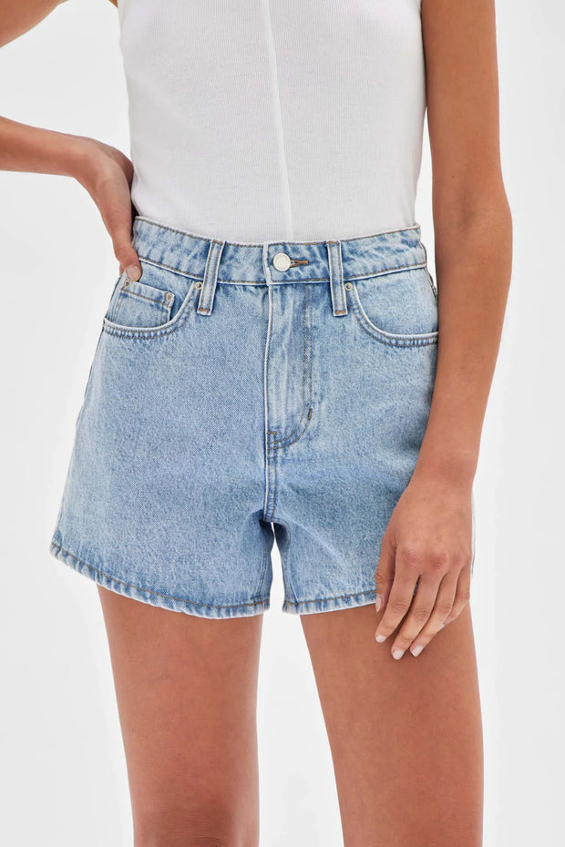 Vintage Denim Short - Light Stone - Lulu & Daw -  - new arrivals, shorts - Lulu & Daw - Australian Fashion Boutique