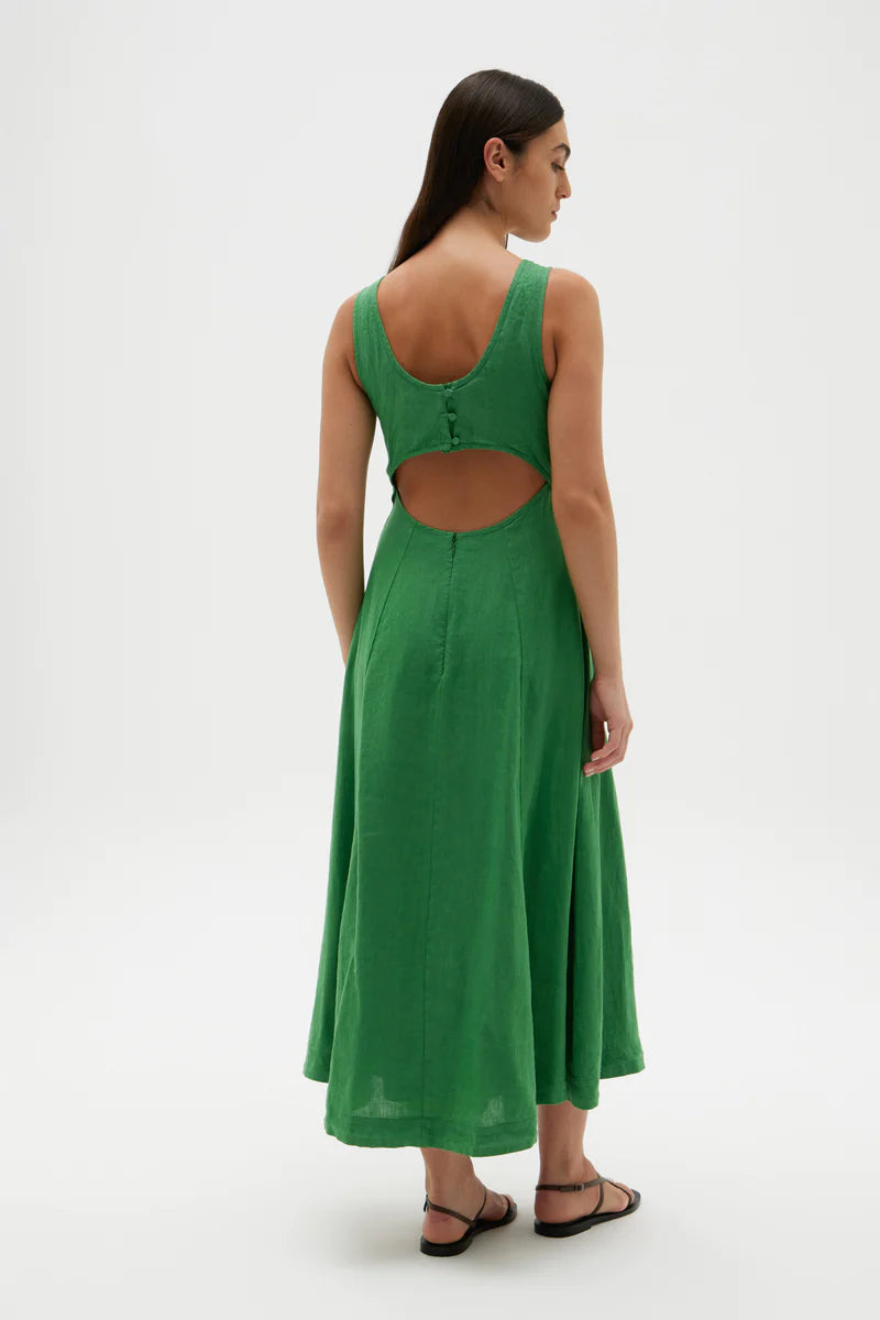 Sanna Dress Bermuda Green - Lulu & Daw - Assembly Label -  - Lulu & Daw - Australian Fashion Boutique