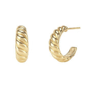 Croissant Dome Hoops - Lulu & Daw - JT Luxe - earrings, jewellery, jt luxe - Lulu & Daw - Australian Fashion Boutique