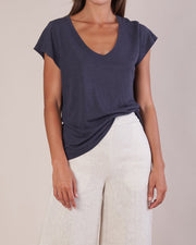 Newport Linen T-Shirt - Lulu & Daw - Amelius - 100% Linen, basics, under100 - Lulu & Daw - Australian Fashion Boutique