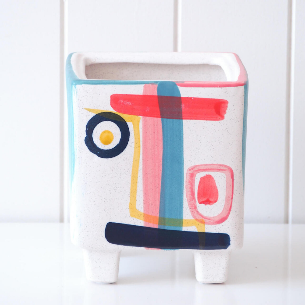 Abstracto Box Planter - HG149 (small), HG150 (large) - Lulu & Daw - Rayell - home, rayell - Lulu & Daw - Australian Fashion Boutique