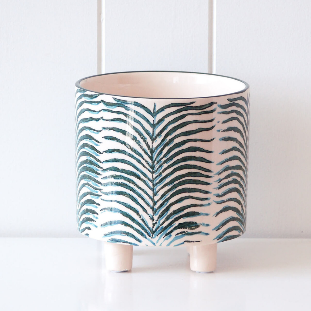 Palm Green Planter - HG145 - Lulu & Daw - Rayell - home, rayell - Lulu & Daw - Australian Fashion Boutique